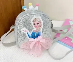 新品 ディズニー アナと雪の女王 スパンコール ショルダーバッグ エルサ