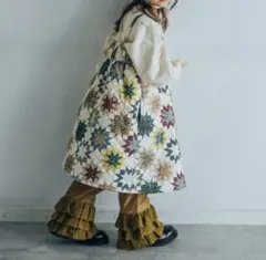 【新品未使用】softcheese キルトワンピース 130cm