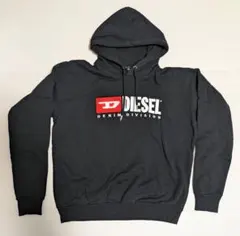 DIESEL フード付きパーカー 黒