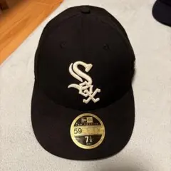 New Era 59FIFTY ブラックキャップ 7 1/8