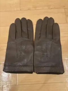 BURBERRY 手袋 レザーグローブ 羊革 バーバリー メンズ