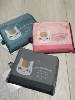 夏目友人帳にゃんこ先生 エコバッグエコバッグ3点セット販売✨️