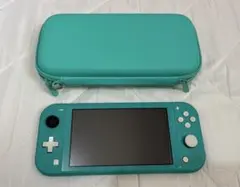 Nintendo Switch Lite 動作確認済 ターコイズ ポーチ付き