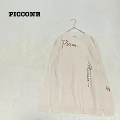 DE0017【ピッコーネ】ニット【38】近年 キャラクタースパンコール ドロストのサムネイル