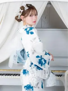 Dita 水彩の明鏡しらべ 浴衣 帯 下駄 3点セット 着画あり - メルカリ
