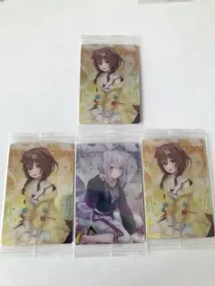 戌神ころね 猫又おかゆ おかころ ウエハース 4枚セット