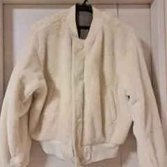 ジャンパー earthmusic&ecology カーキ 白 リバーシブル