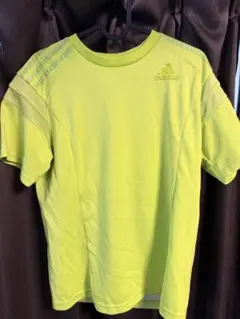 adidas 蛍光イエロー Tシャツ