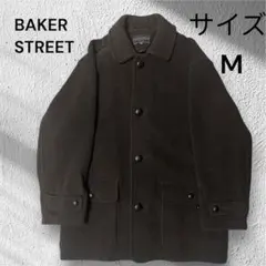 Baker st. ツイード ヘリンボーン くるみボタン コート