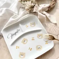 くまランチプレートʕ•ᴥ•ʔ