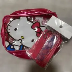 ハローキティ ポーチ コーム ミラー セット