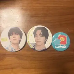 treasureジェヒョク　缶バッジ　LAWOO