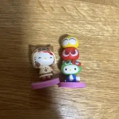 ハローキティ　ぷよぷよ　モンスターハンター　チョコエッグ　2個セット
