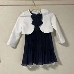 ネイビー フォーマルドレス ジャケット付き　anyFAM