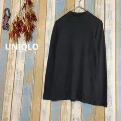 【UNIQLO 】トップス　ハイネックセーター ニット　薄生地　シンプル　L