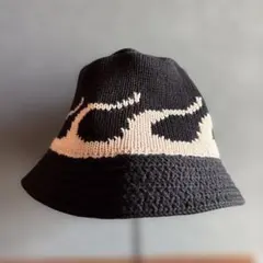 ニットバケットハット