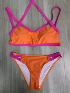 【ラスト一点】インポートビキニ　S オレンジ