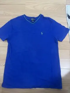 Polo by Ralph Lauren Vネック Tシャツ ブルーのサムネイル