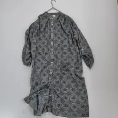 URBAN RESEARCH DOORS クラシカルプリントシャツワンピース M