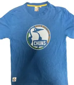 CHUMS USA T-shirt Blue Sサイズ 　50% Bamboo