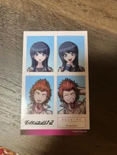 ダンガンロンパ　証明写真風ステッカー　舞園さやか　桑田怜恩