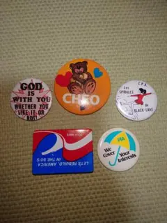 ビンテージ 缶バッジ まとめ売り 80s 90s 00s