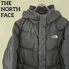 【希少】ノースフェイス キッズ ロングダウン ベンチコート ブラック 160