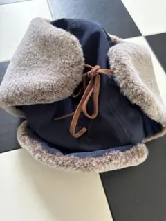 キッズ ファー付き フライトキャップ パイロットキャップ
