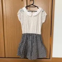 ギンガムチェックワンピース