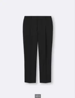 ウォッシャブルテーパードパンツZ（ブラック）