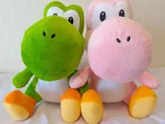 特大 おすわりヨッシー ぬいぐるみ 2体セット
