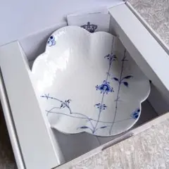 ロイヤルコペンハーゲン ブルーパルメッテ ベース 花瓶 フラワーベース