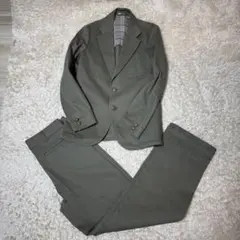 ザスタイリストジャパン スーツ 銀ボタン セットアップ メンズ 内側チェック