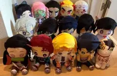 鬼滅の刃ぬいぐるみ　柱9名、炭治郎、 禰豆子、善逸、伊之助、カナヲ、愈史郎、たま