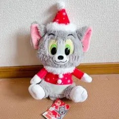 新品 タグ付き トムとジェリー トム クリスマス ぬいぐるみ