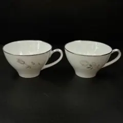 Noritake PASADENA／ALTADENA カップ2客セット バラ柄