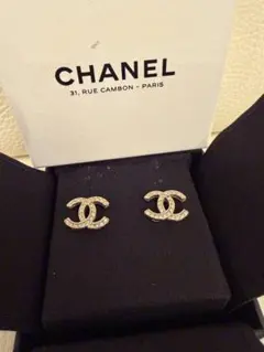 【正規品】CHANEL シャネル CCロゴ ピアス ココマーク パリ本店購入
