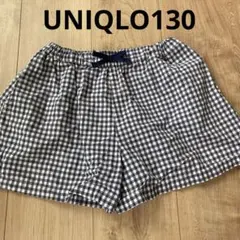 キッズ　UNIQLO ショートパンツ　キュロット　短パン　130cm