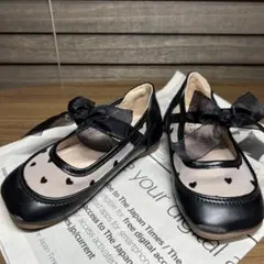 （15.0cm位）MG BABYハート柄 フォーマルシューズ