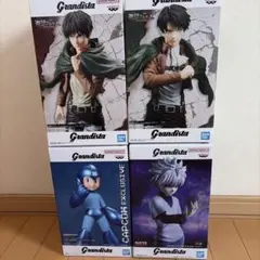 Grandista フィギュアセット エレン・リヴァイ ロックマン キルア