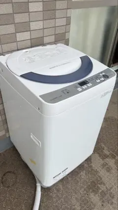 シャープ 簡易乾燥機能付洗濯機 Ag+ イオンコート ES-FG55J-C - メルカリ