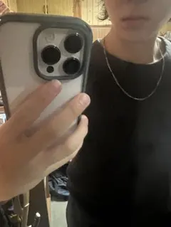 シルバー ロープチェーン ネックレス