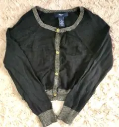 【GapKids】 黒 カーディガン 120センチ