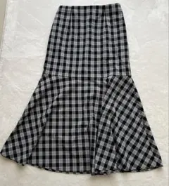 niko and ... チェック柄フレアスカート Lサイズ