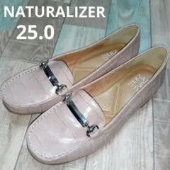 美品　NATURALIZER　25　ローファー　ホースビット　クロコ　型押しのサムネイル