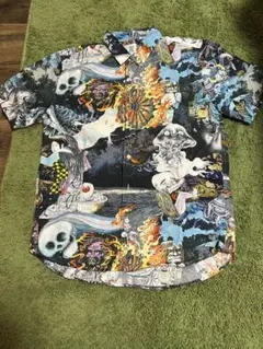 ラ*ン様 Lサイズ　グラニフ ゲゲゲの鬼太郎コラボ 妖怪大集合半袖シャツ