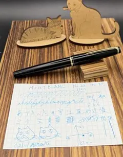 MONTBLANC 万年筆 NO.22 黒軸 14C EF - メルカリ
