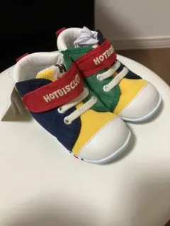 【新品タグ付】ミキハウス ホットビスケッツ ベビーシューズ 13cm 箱あり