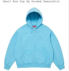 Supreme シュプリーム パーカー Small Box ZipUp 水色のサムネイル