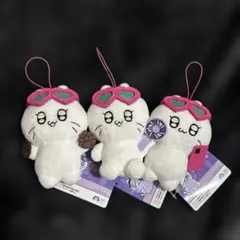 ギャルネコ　かわにいマスコット　ぬいぐるみ　全３種セット